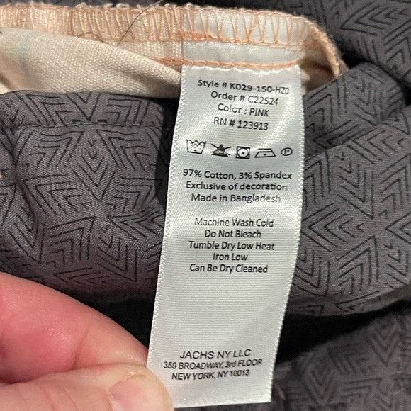 Jachs New York NWT pink surfer print pink twill cotton chino shorts - Picture 8 of 13